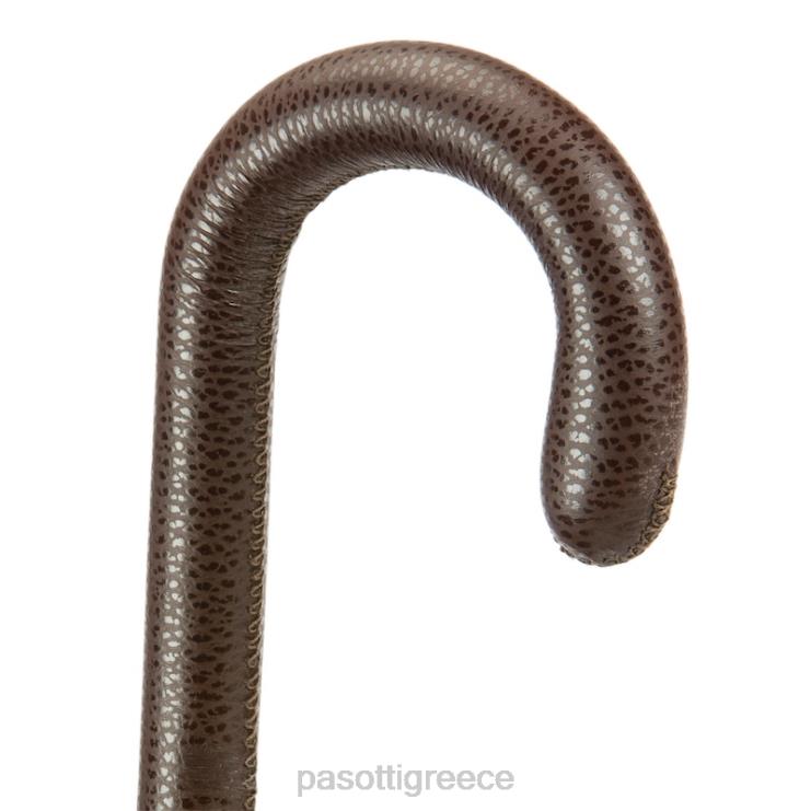 ομπρέλα | PASOTTI 478 5880-1 pu - βιοτεχνική ιταλική ομπρέλα με δερμάτινο χερούλι 2N6B8129 άνδρες